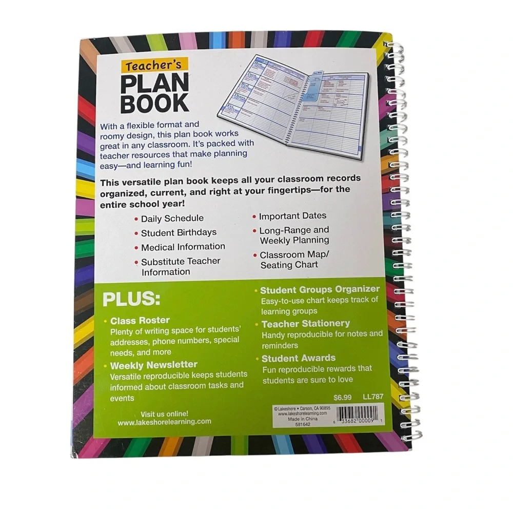 Lakeshore Teacher’s Plan Book